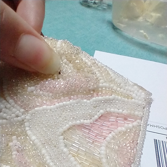 Adorable vintage beaded handbag - Picture 9 of 10